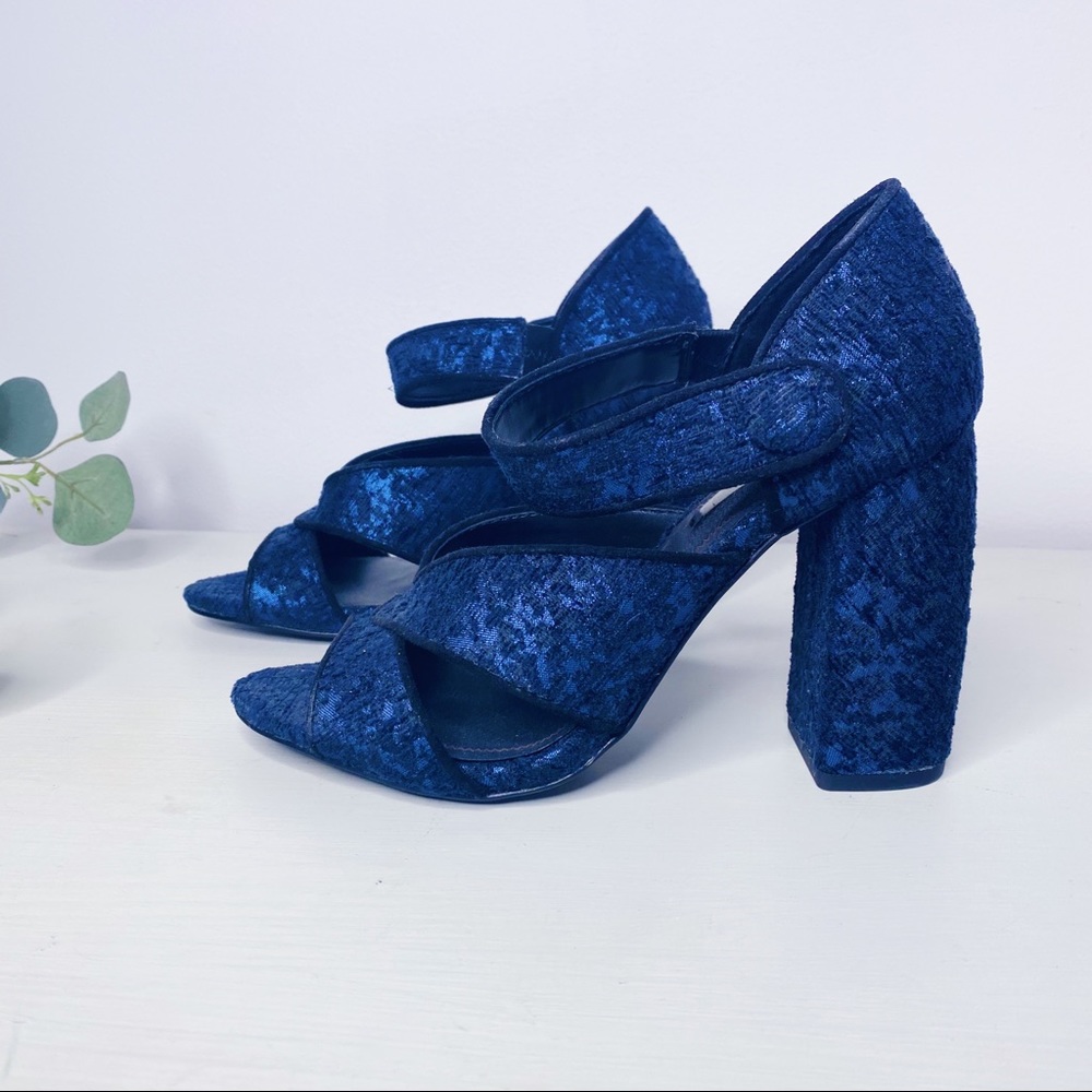 NWOT Zara Block Heel Sandals